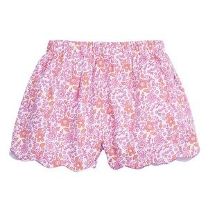 Little English Naples Floral Scallop Shorts